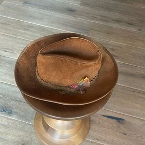 Skullys Vintage Leather Cowboy Hat